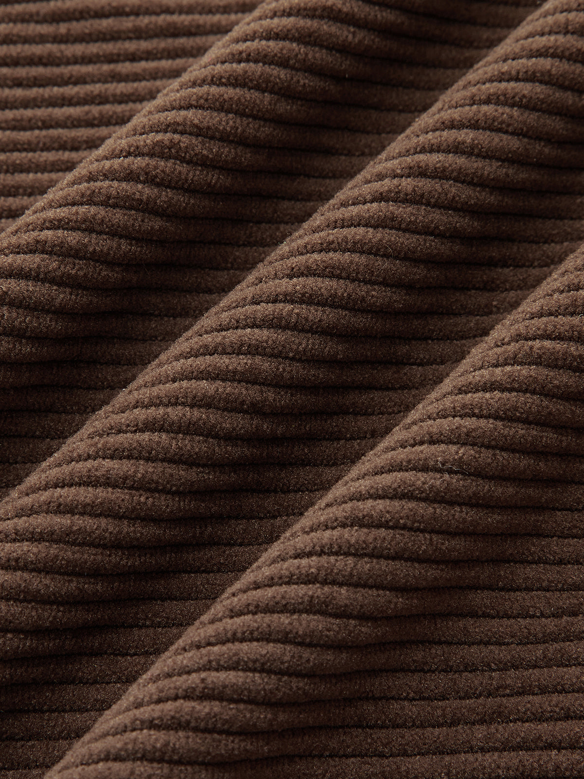 Corduroy Wide-Leg Pleated Pants