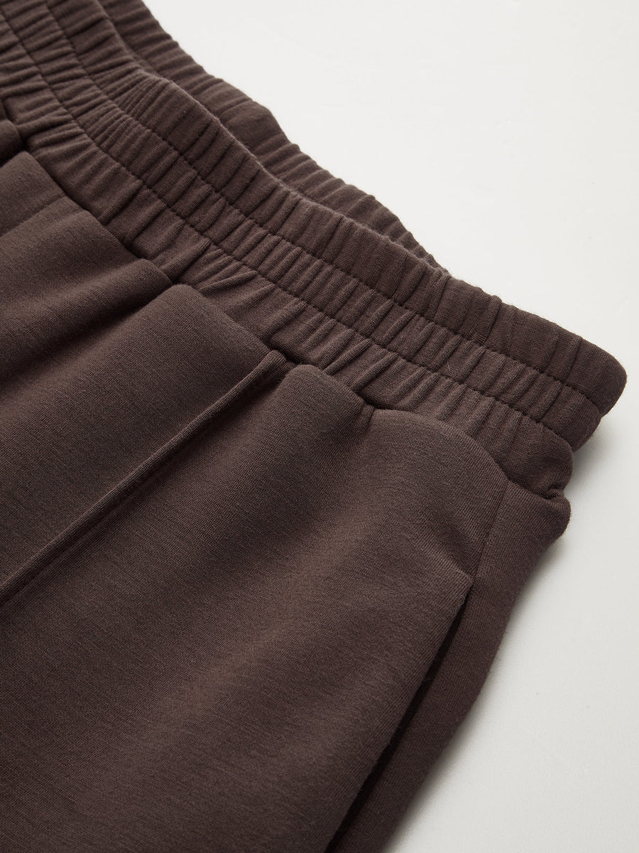 Elastic Waistband Mid-Waist Sweatpants