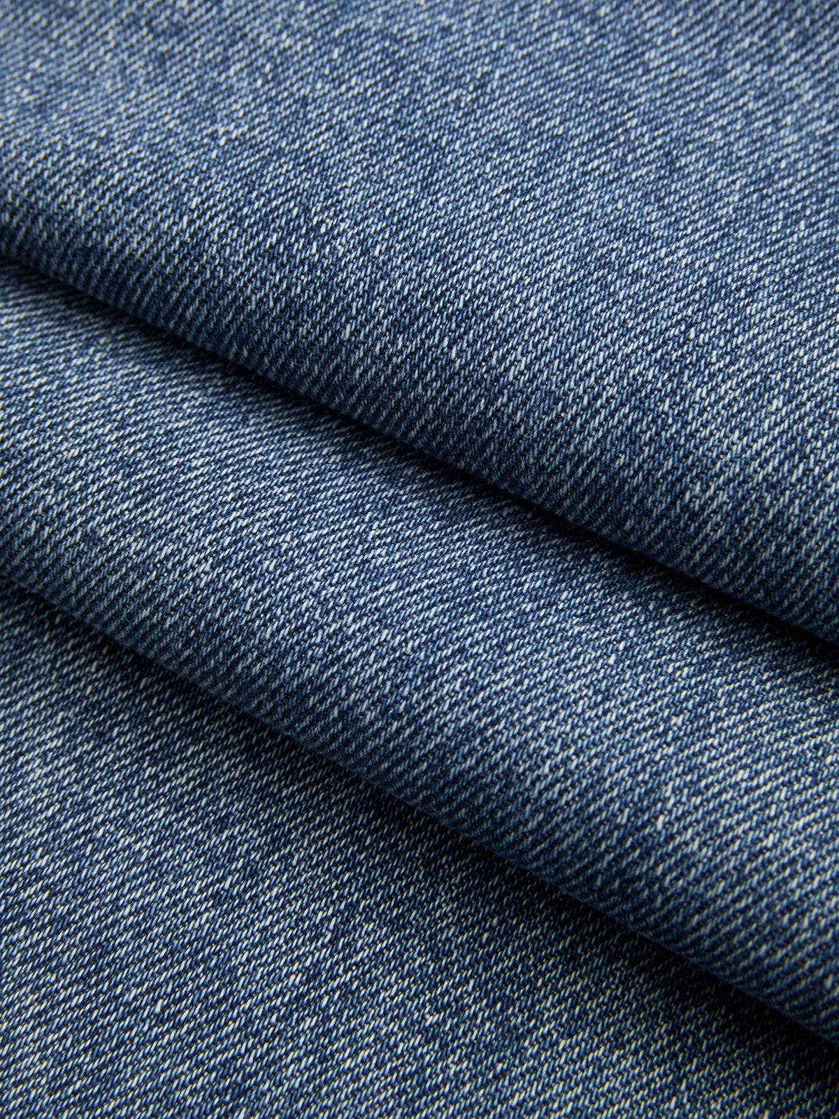 Drawstring Straight-Leg Denim Pants