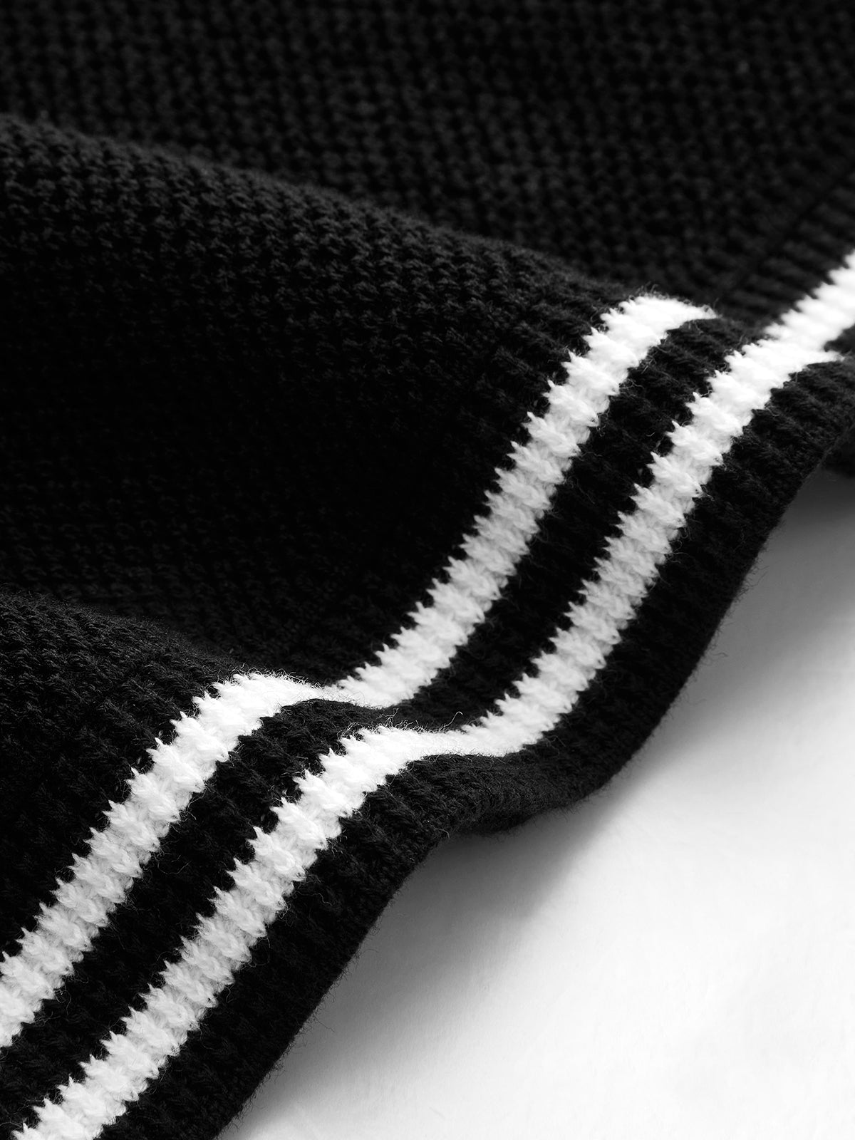 Contrast Trim Knit Tank Dress