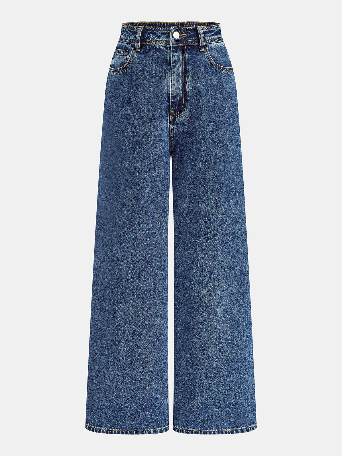 Classic Straight Leg Denim Pants