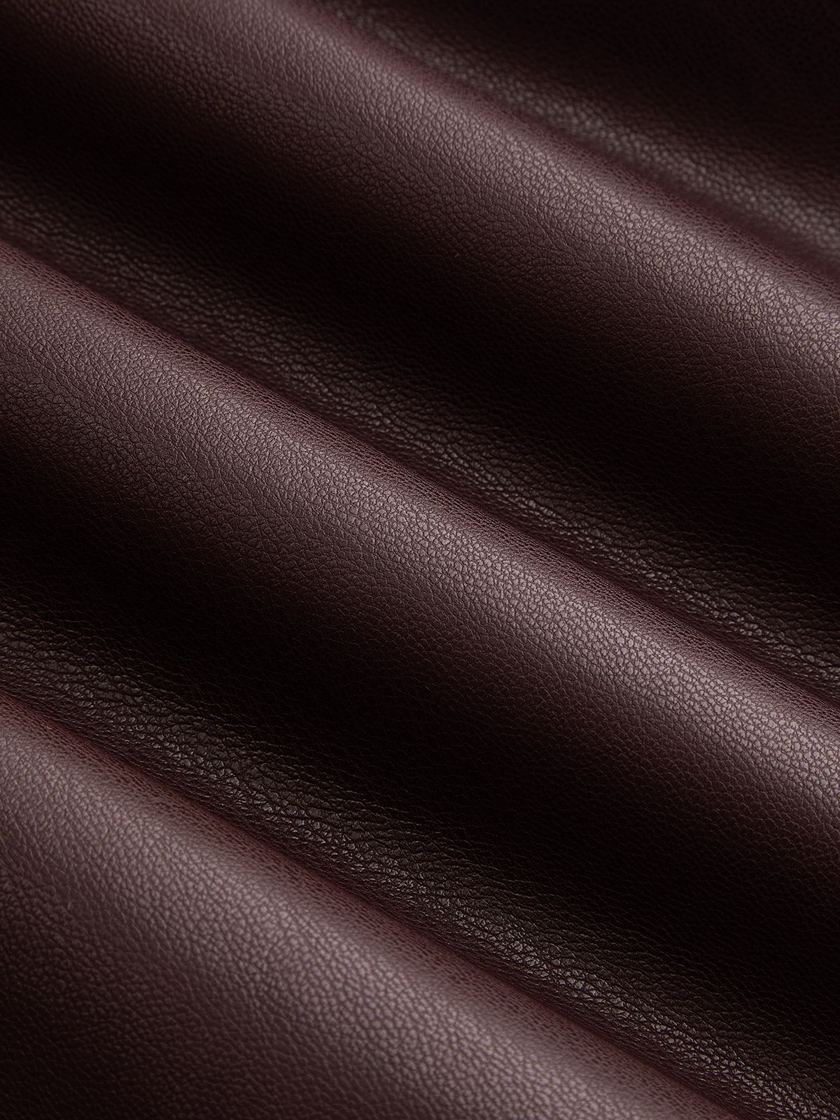 Faux‑Leather Seamed Barrel Leg Pants