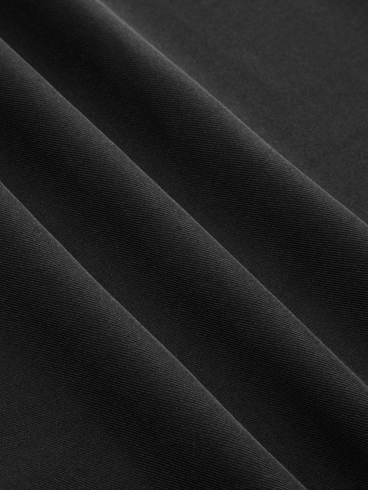 Metal Decor Pleated Straight Leg Pants