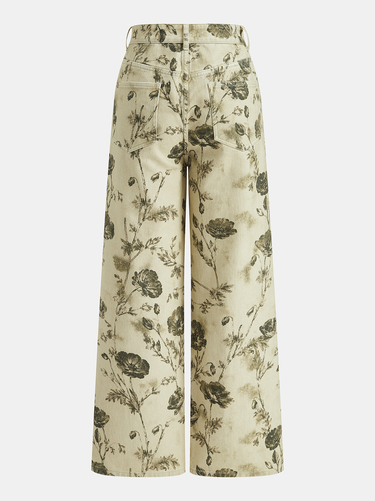 Vintage Floral Straight Leg Jeans