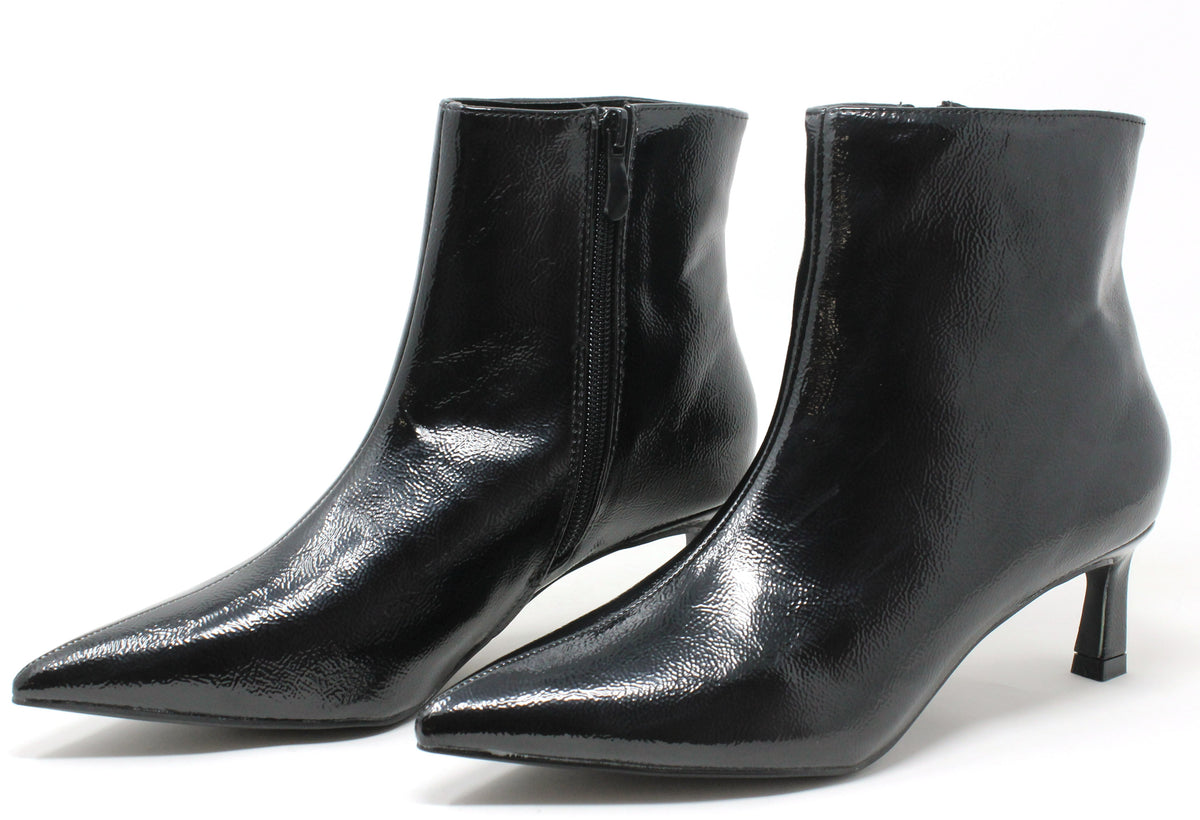 Kitten Heeled Ankle Boot