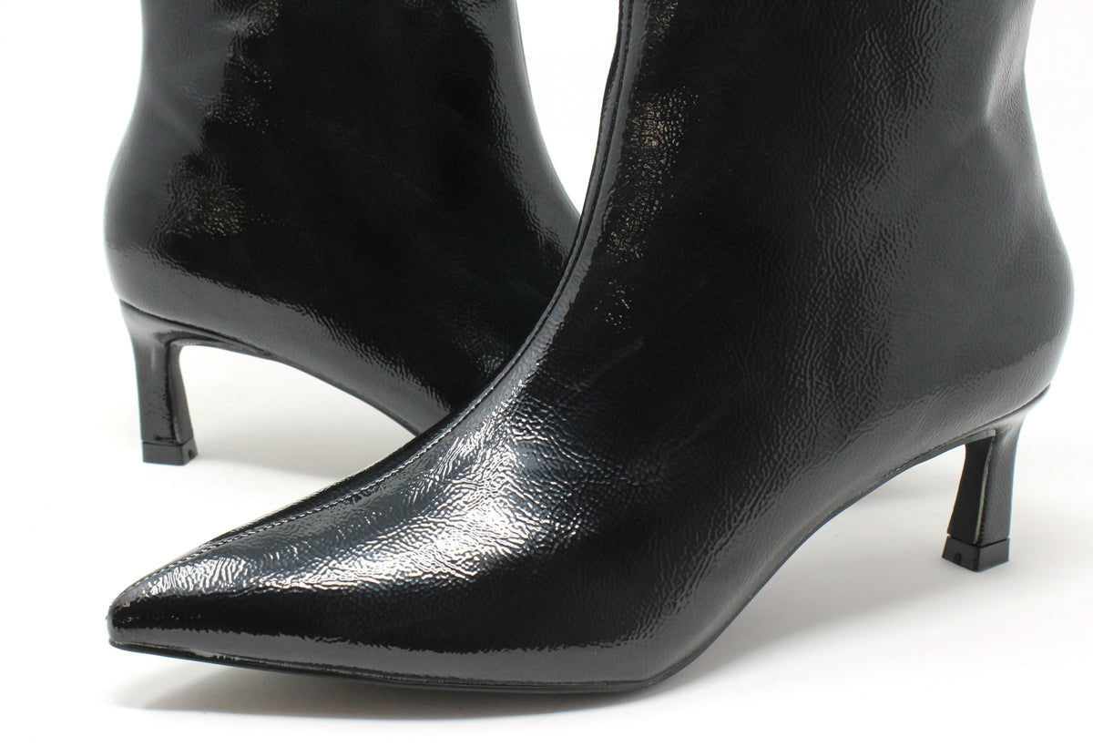 Kitten Heeled Ankle Boot
