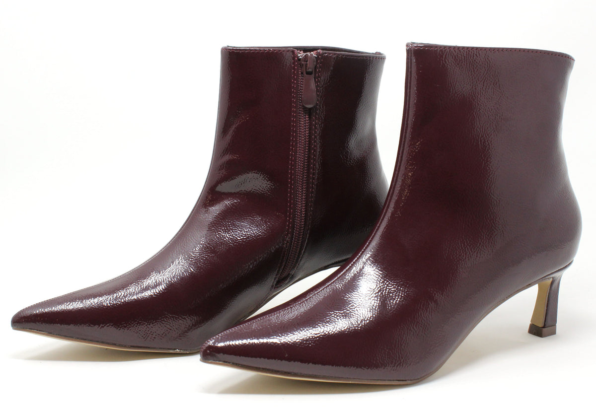 Kitten Heeled Ankle Boot