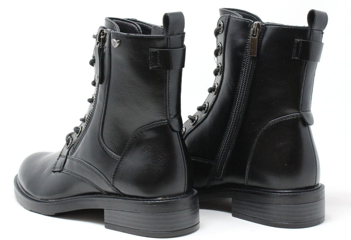Lace Up Combat Style Boot