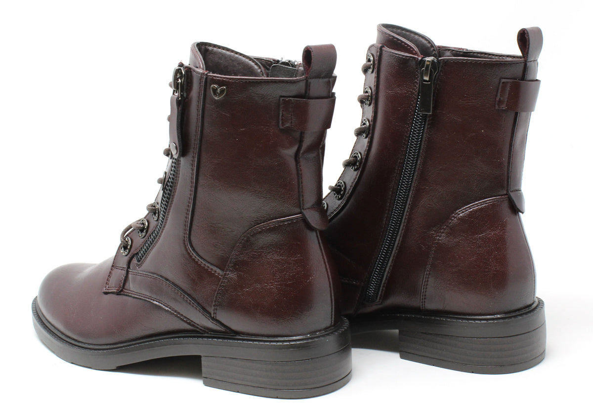 Lace Up Combat Style Boot