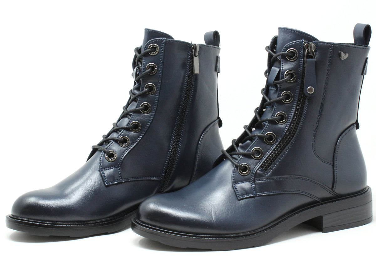Lace Up Combat Style Boot