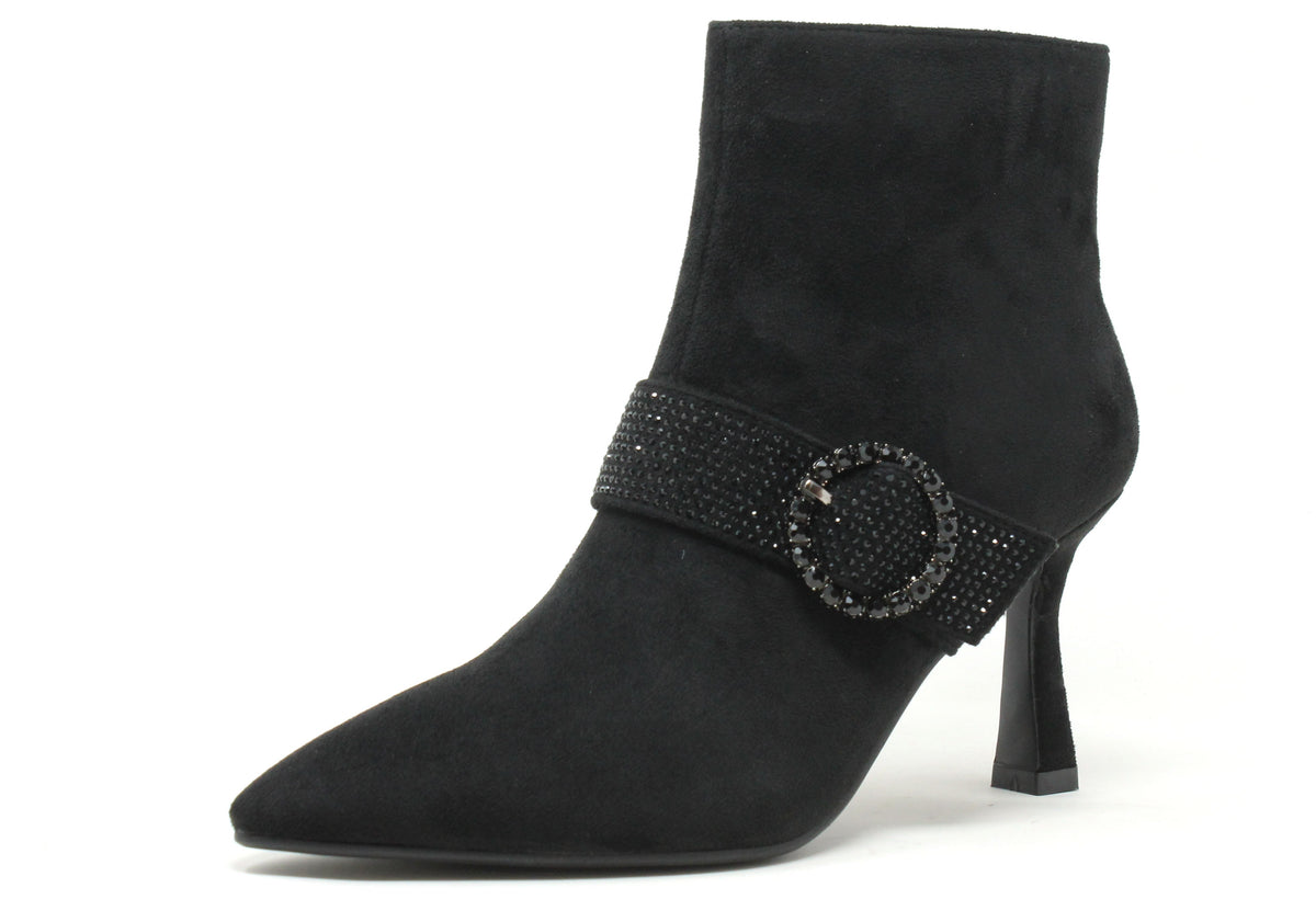Front Buckle Ankle Boot