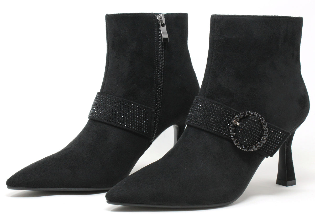 Front Buckle Ankle Boot