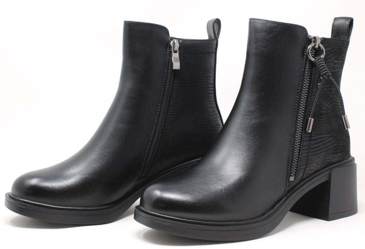 Zip Down Chelsea Boot