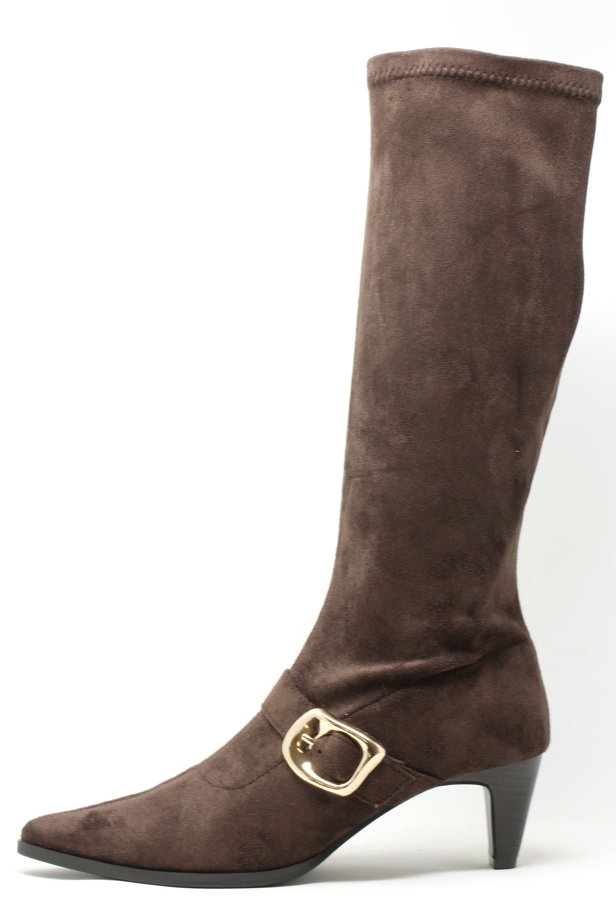 Buckle Knee High Boot