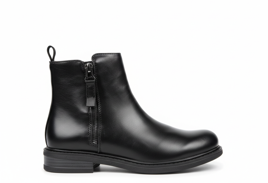 Zip-Up Chelsea Boot
