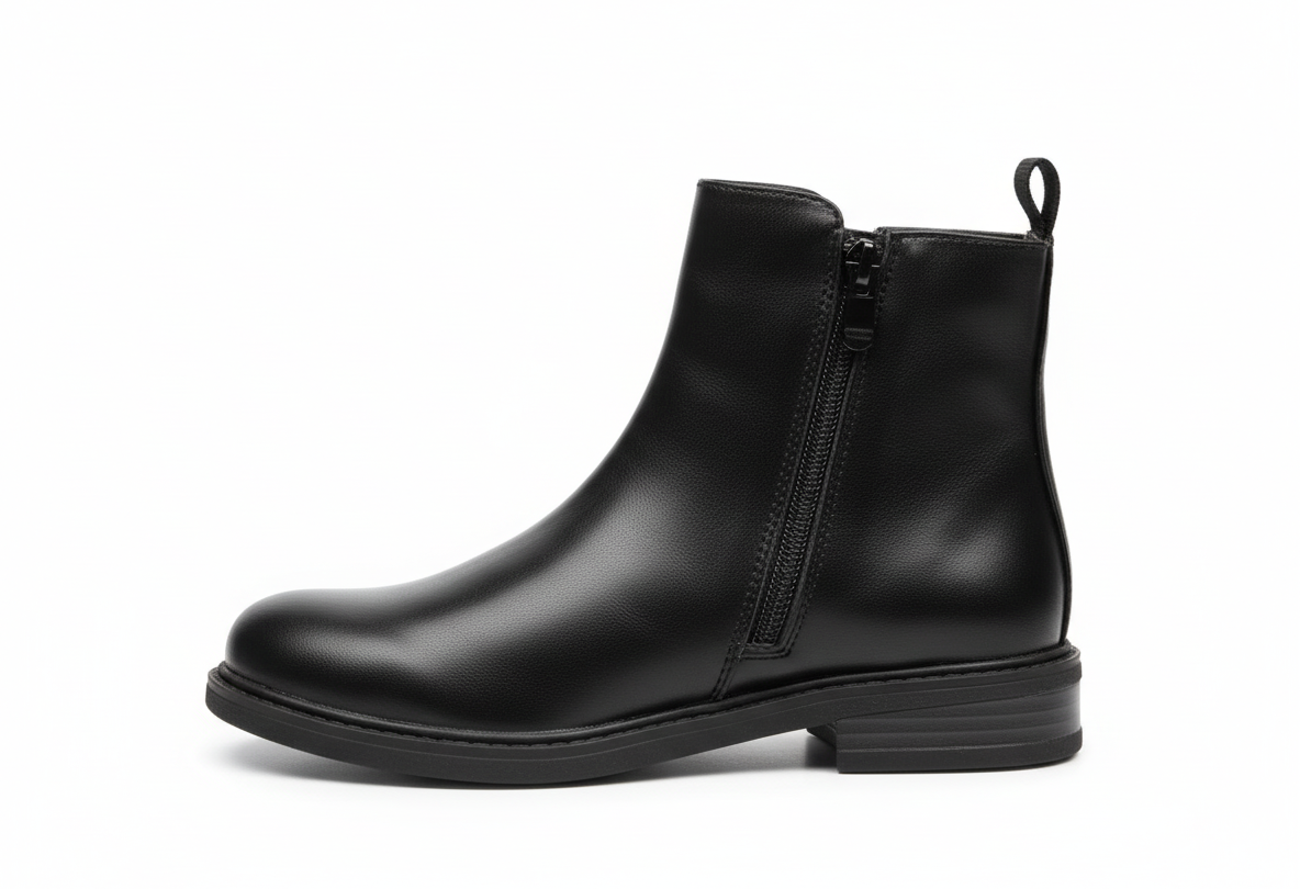 Zip-Up Chelsea Boot