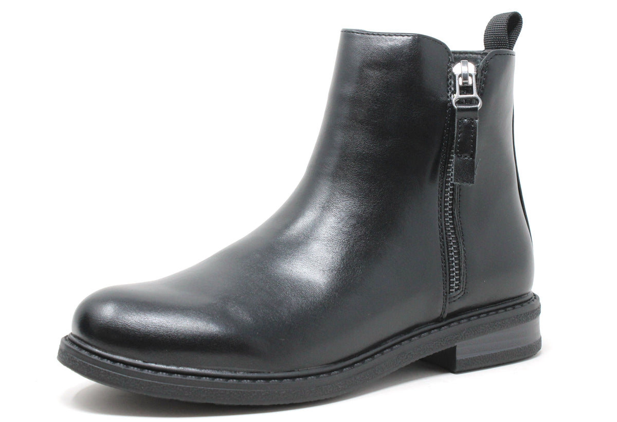 Zip-Up Chelsea Boot