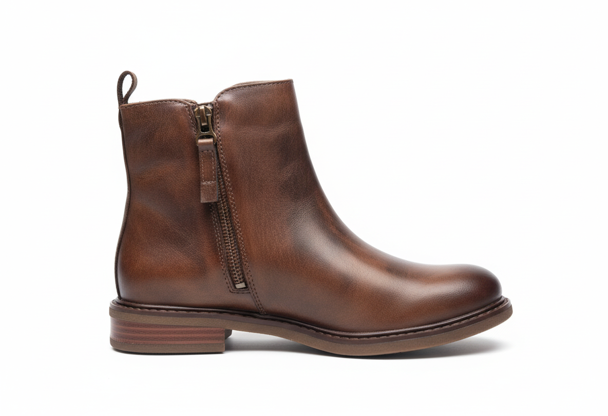 Zip-Up Chelsea Boot