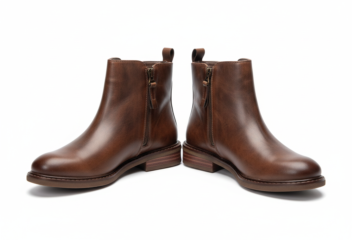 Zip-Up Chelsea Boot