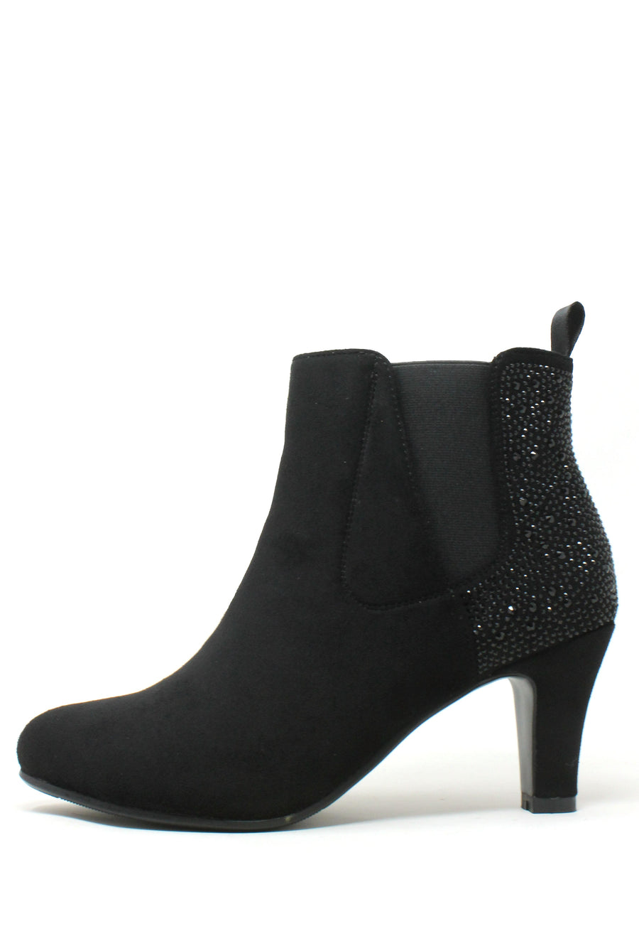 Diamante Heeled Ankle Boot