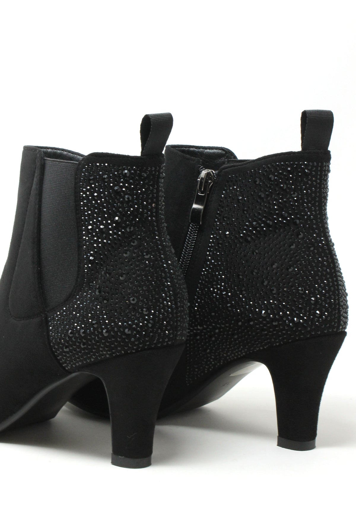 Diamante Heeled Ankle Boot