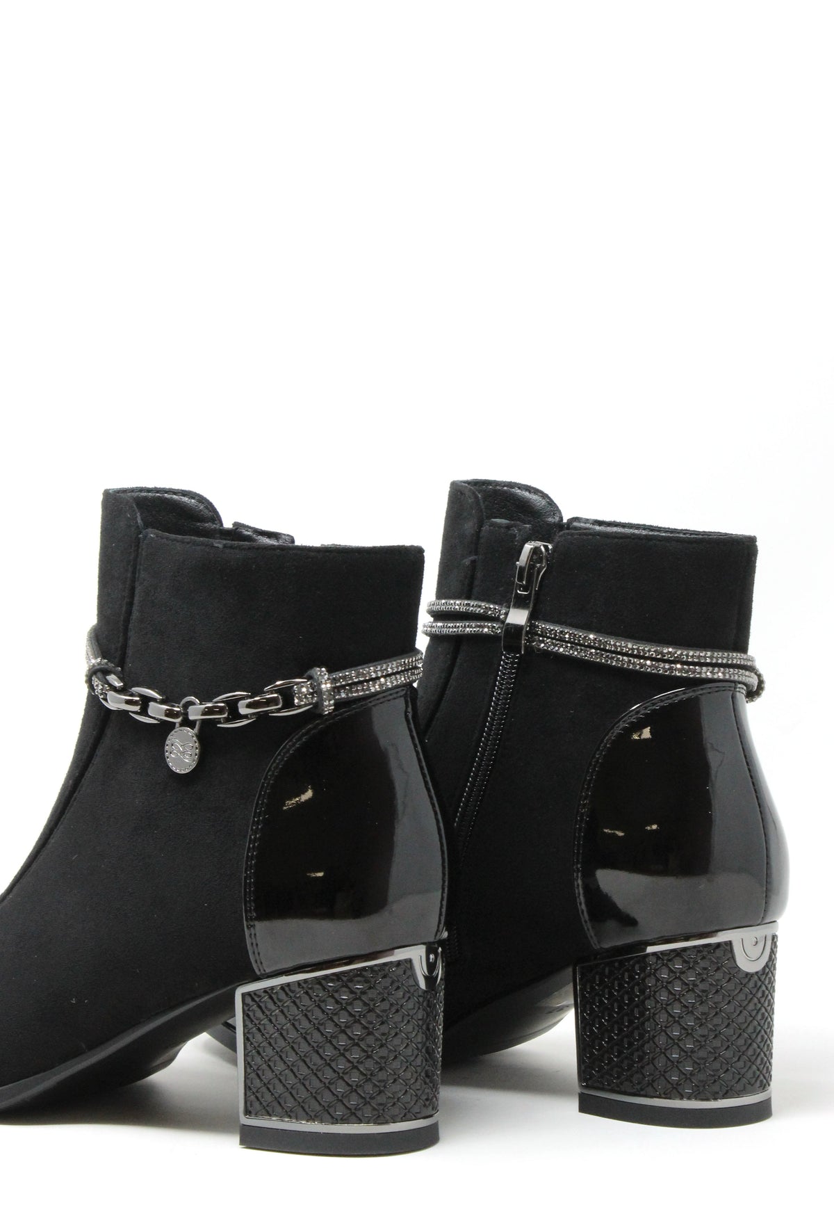 Diamante Strap Ankle Boots