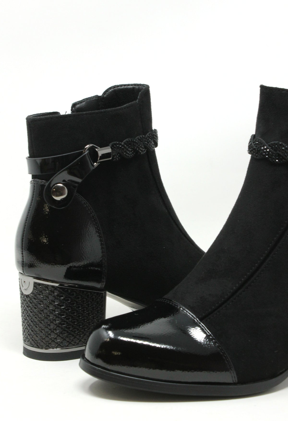 Diamante Twist Ankle Boot
