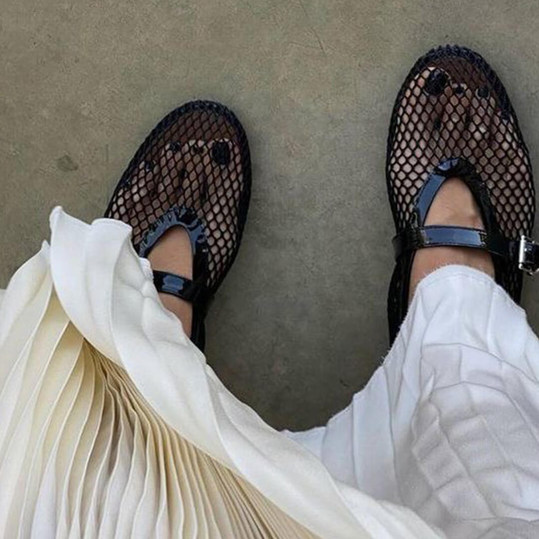 Margaux Mesh Ballet Flats