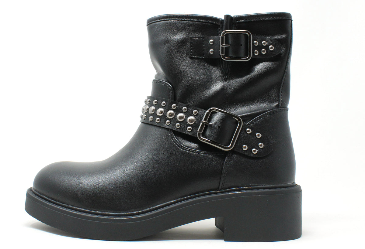 Studded Strap Boot