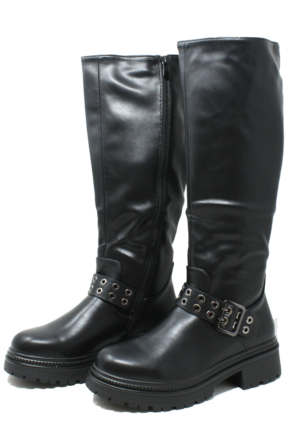 Knee High Biker Boot