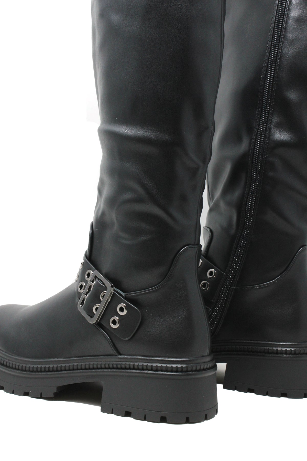 Knee High Biker Boot