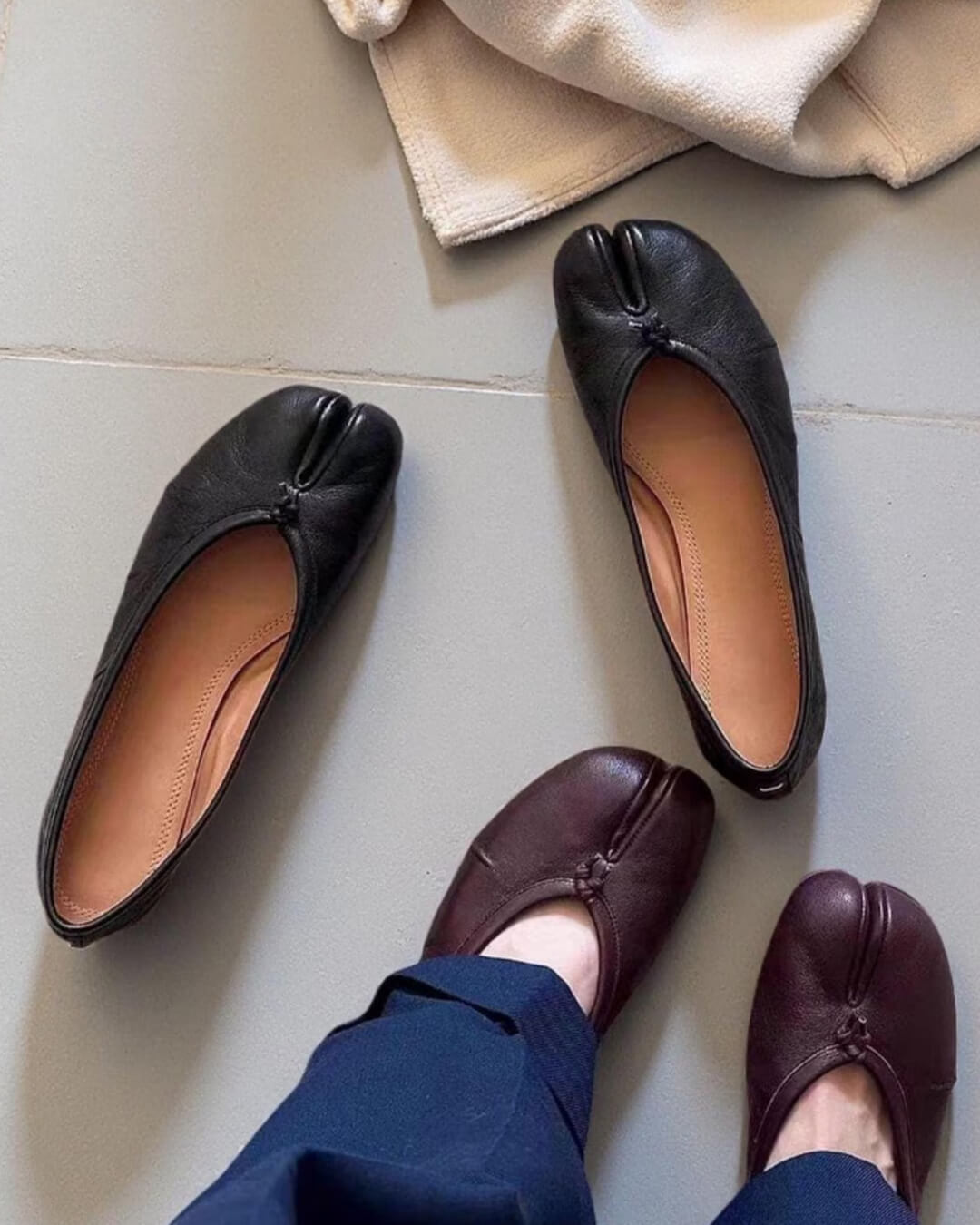 Abigail Vegan Leather Flats