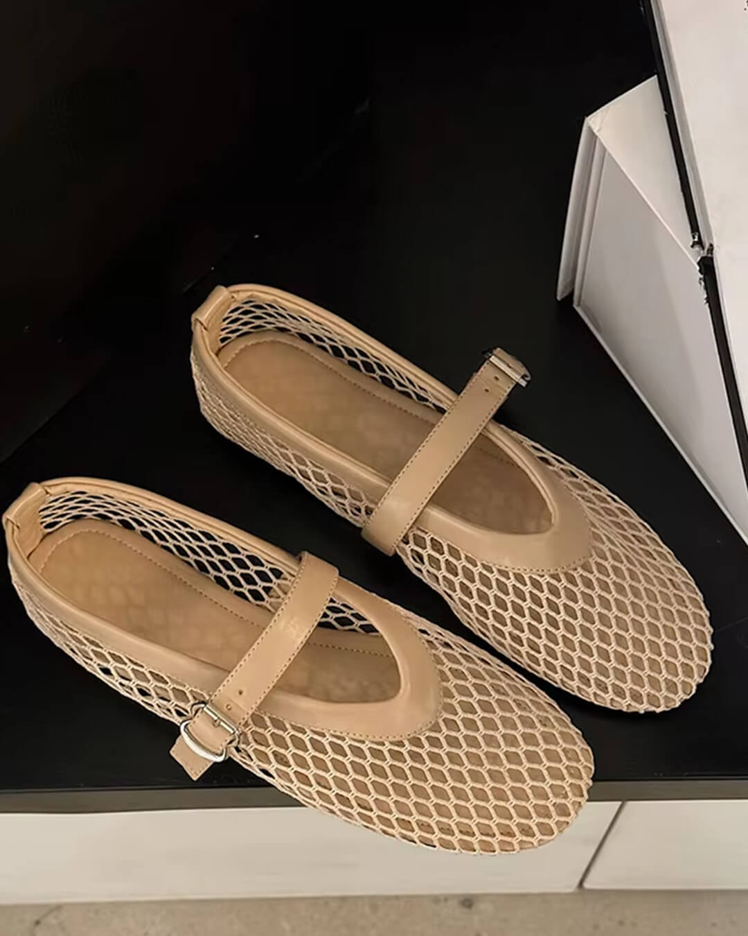 Margaux Mesh Ballet Flats