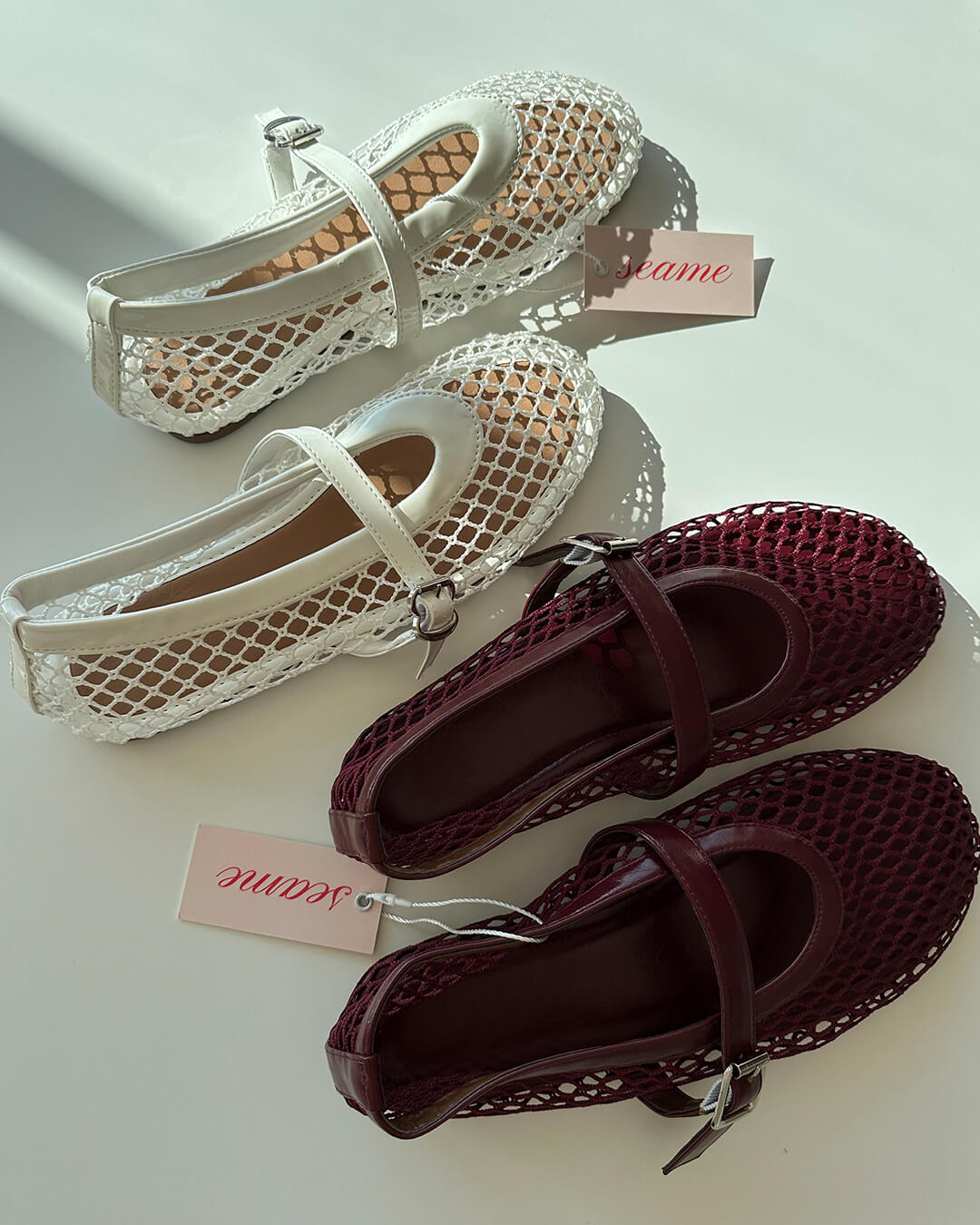 Margaux Mesh Ballet Flats