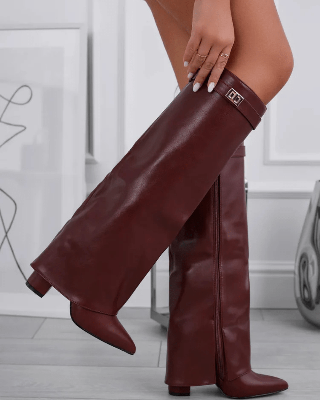 Rachelle Leather Boots