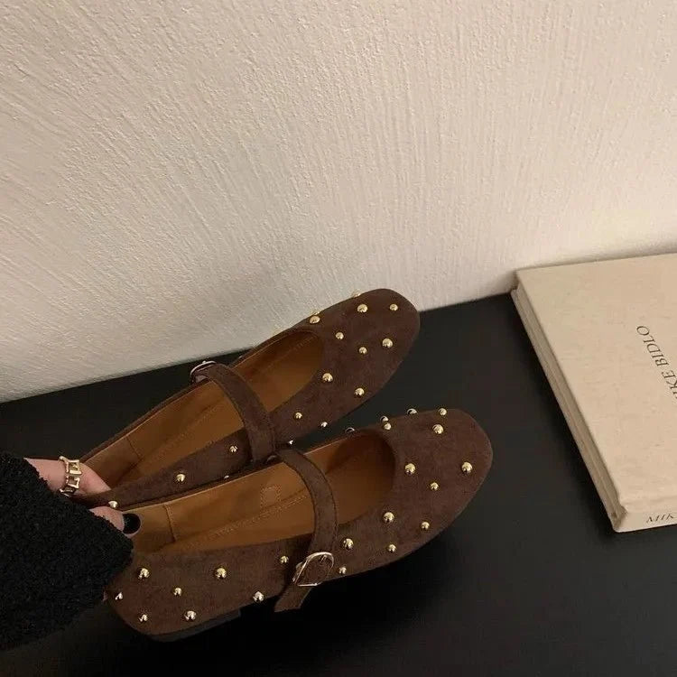Rowena Suede Flats