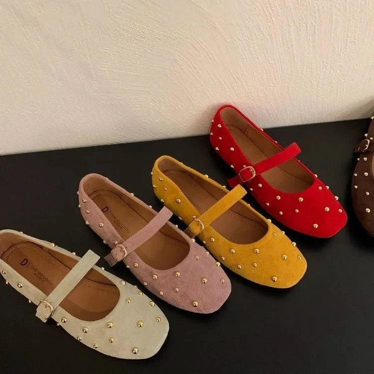 Rowena Suede Flats