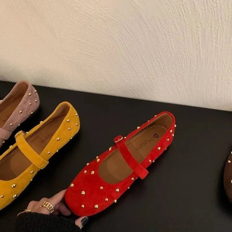 Rowena Suede Flats