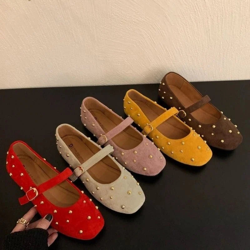 Rowena Suede Flats