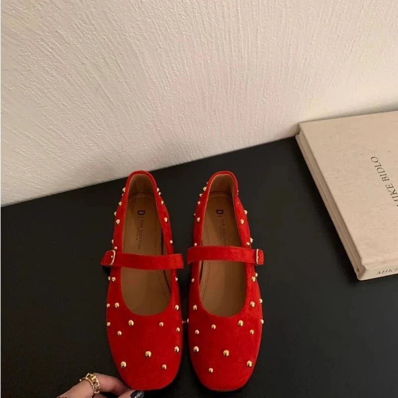 Rowena Suede Flats