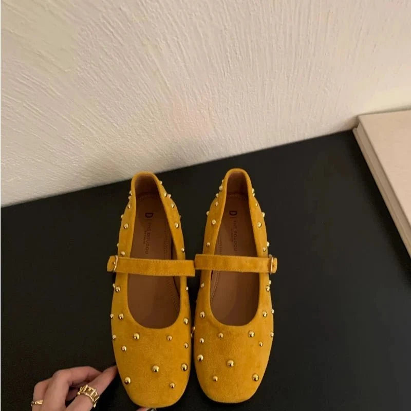 Rowena Suede Flats