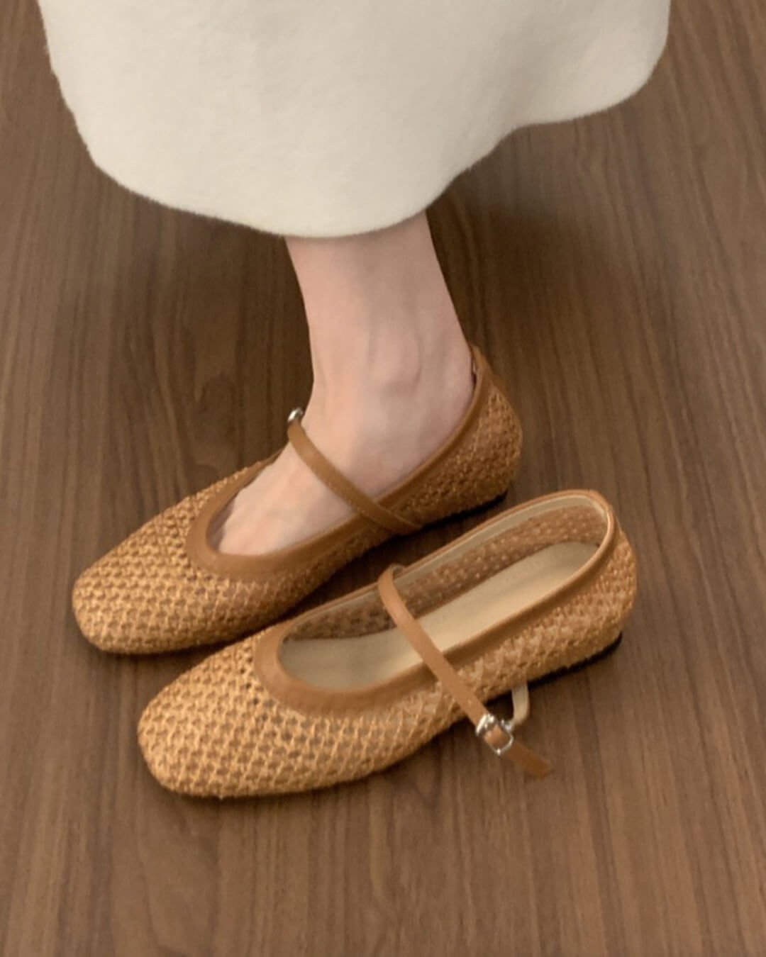 Sabrina Mesh Ballet Flats