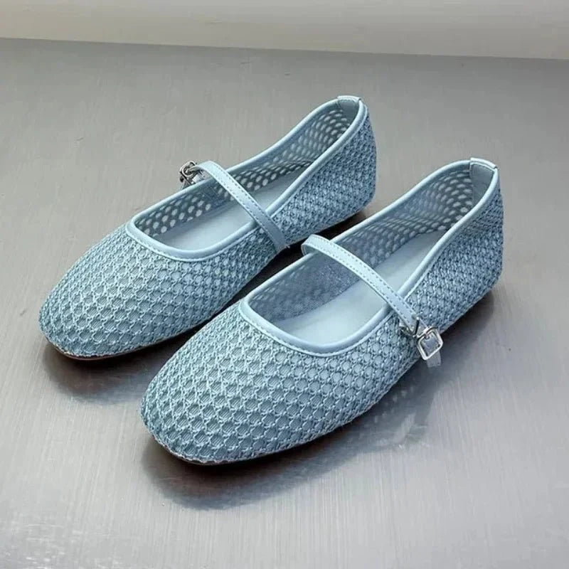 Sabrina Mesh Ballet Flats