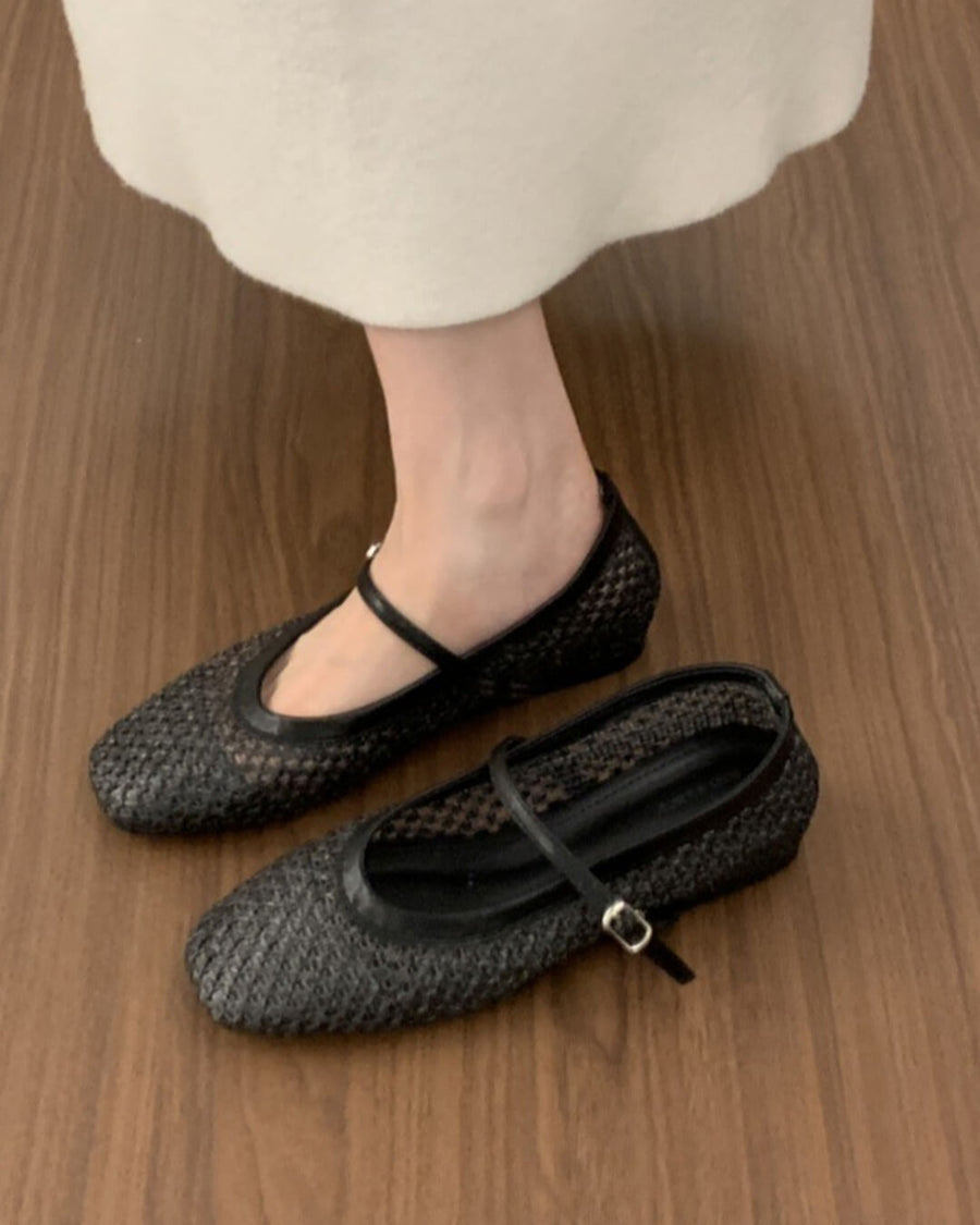 Sabrina Mesh Ballet Flats