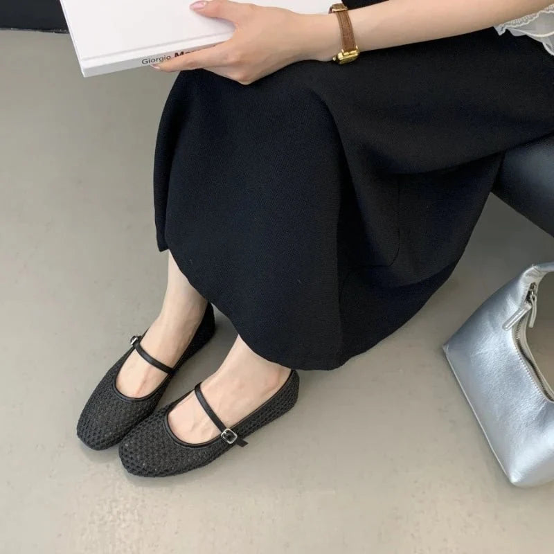 Sabrina Mesh Ballet Flats