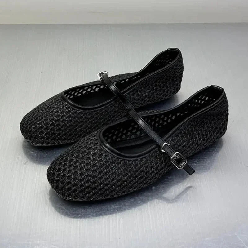 Sabrina Mesh Ballet Flats