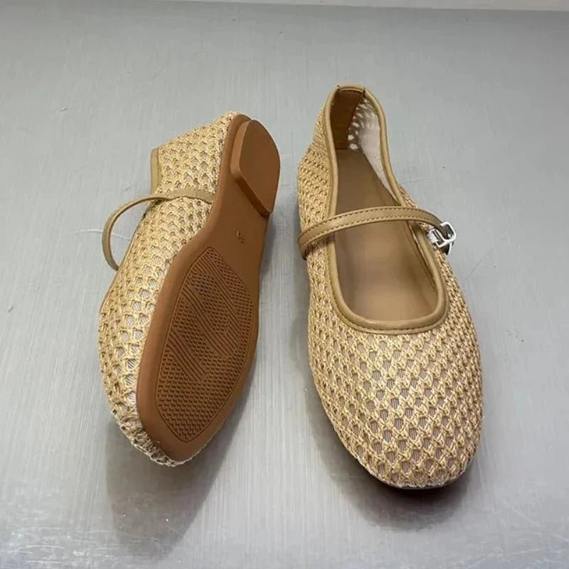 Sabrina Mesh Ballet Flats