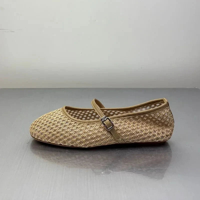 Sabrina Mesh Ballet Flats