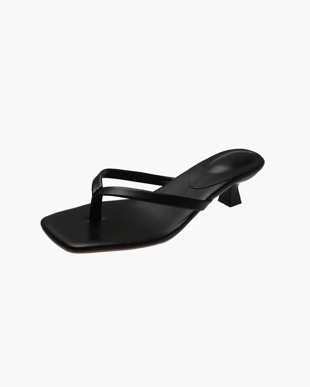 Talia Leather Kitten Heels