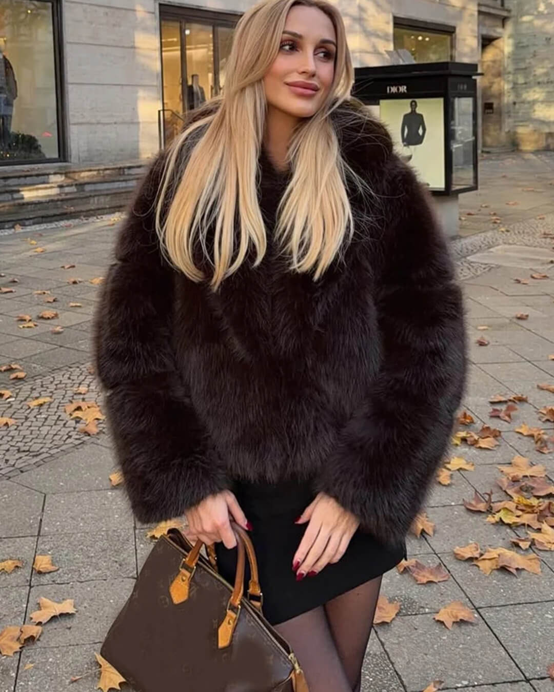 Adelheid Faux Fur Coat
